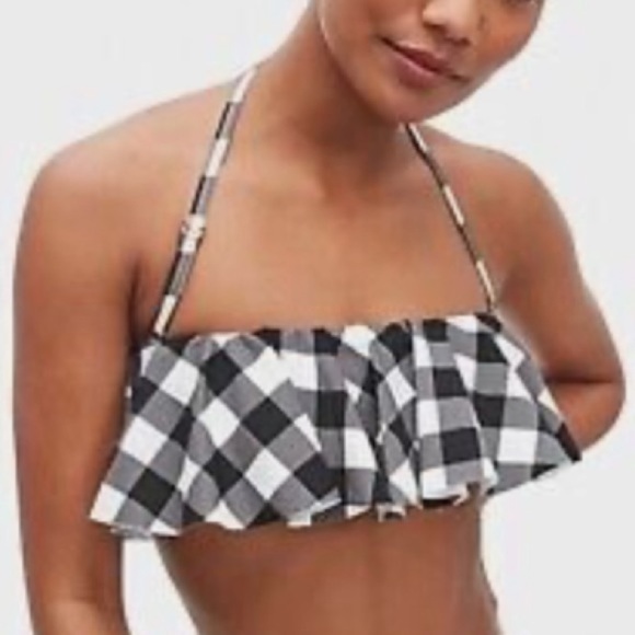 SALE! ♠️NWT: KATE SPADE✨ Ruffle Bandeau Bikini Set - Size Medium - Picture 15 of 15